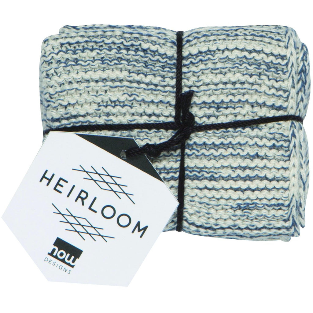 Knit Heirloom Dishcloth Midnight
