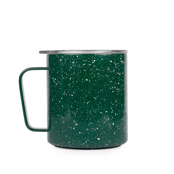 Green Camp mug