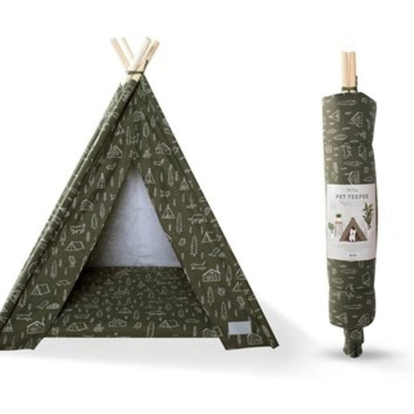 Pet Tent Camping Olive