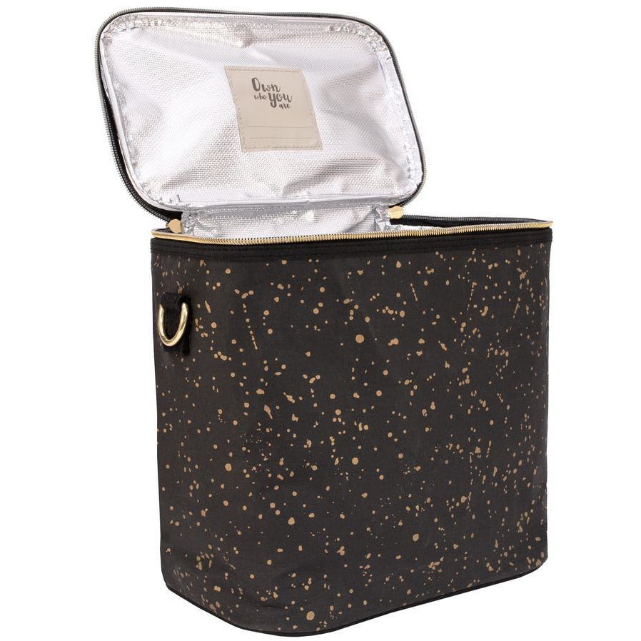 Gold Splatter Paper Lunch Bag