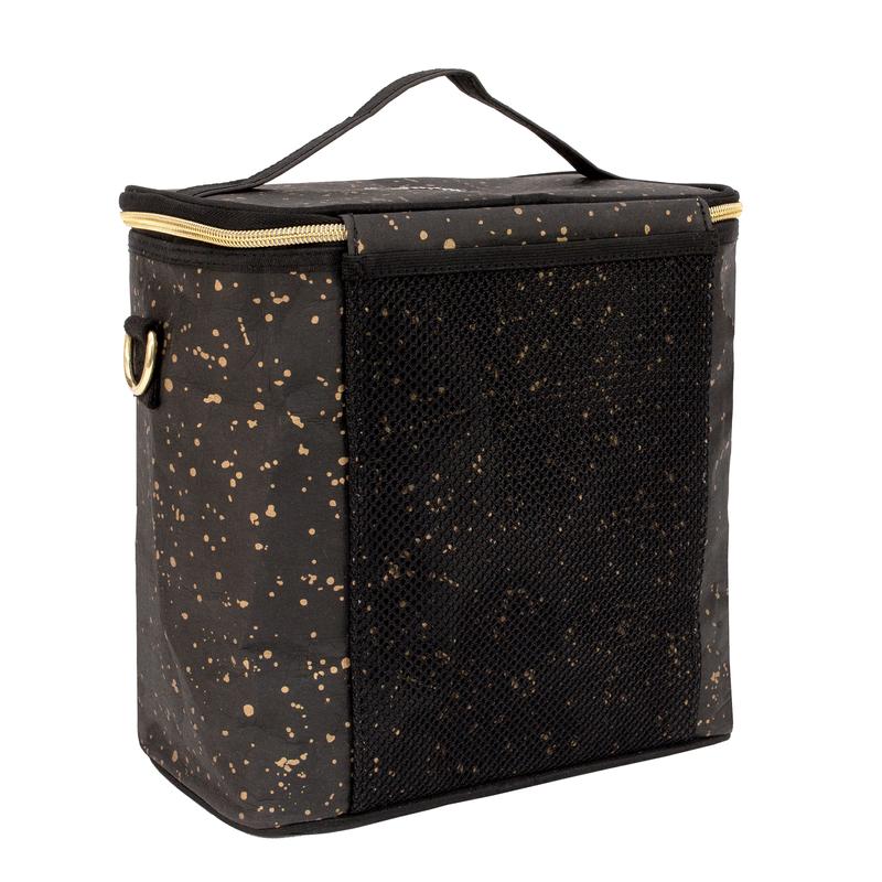 Gold Splatter Paper Lunch Bag