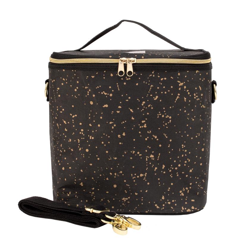 Gold Splatter Paper Lunch Bag