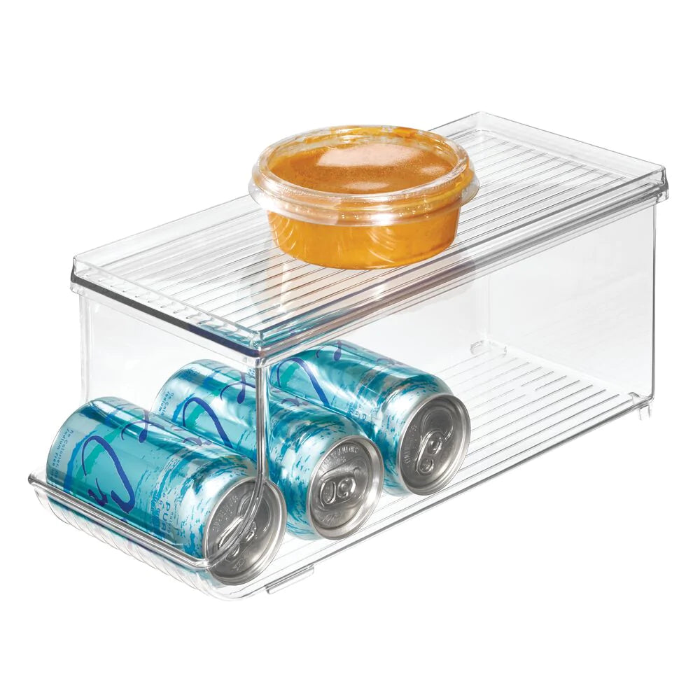 Idesign Fridge Binz Soda Holder, in use.