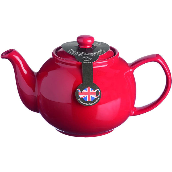 Red 10 Cup Teapot