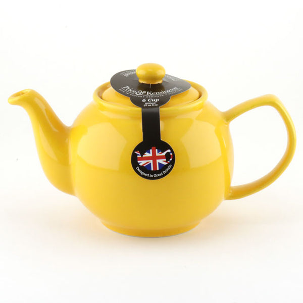 Mustard Yellow 6 Cup Teapot