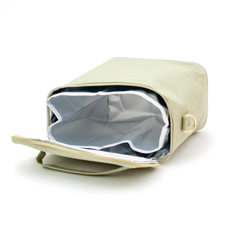 Sage Linen Lunch Bag