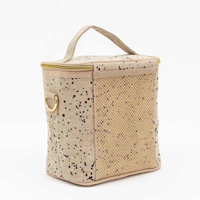 Splatter Linen Lunch Bag