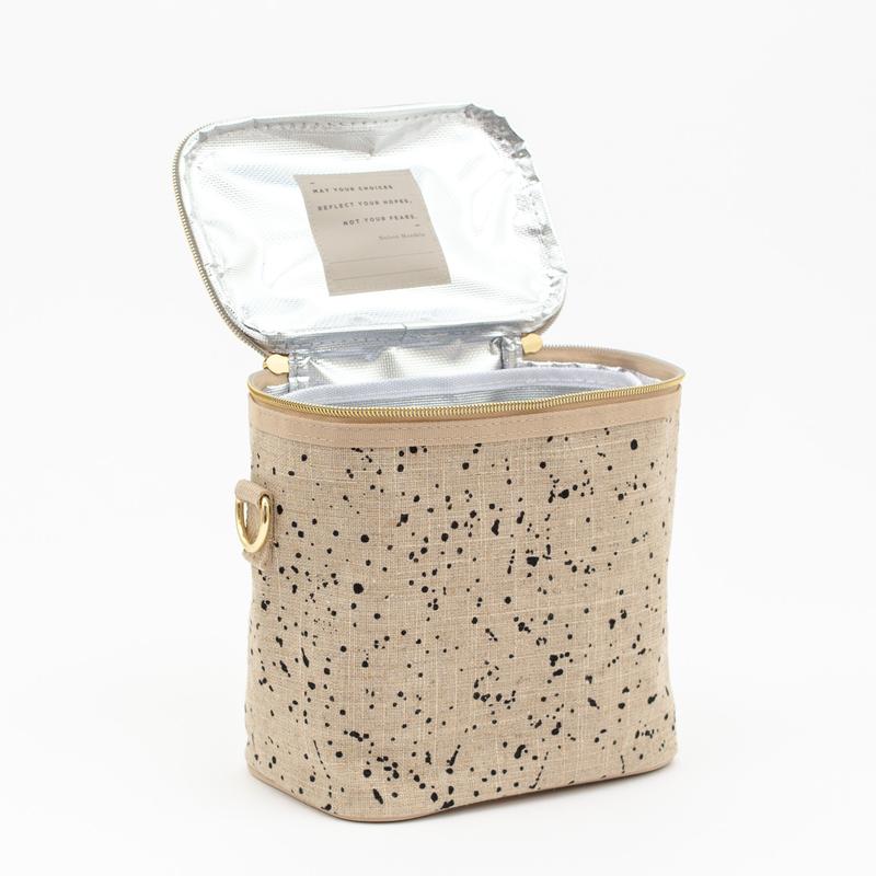 Splatter Linen Lunch Bag