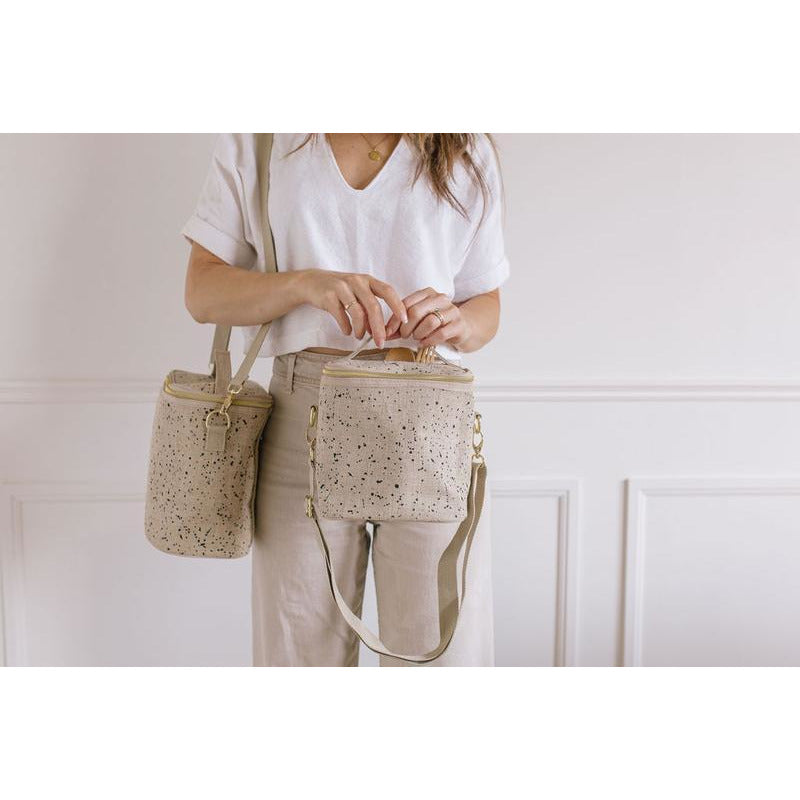 Splatter Linen Lunch Bag