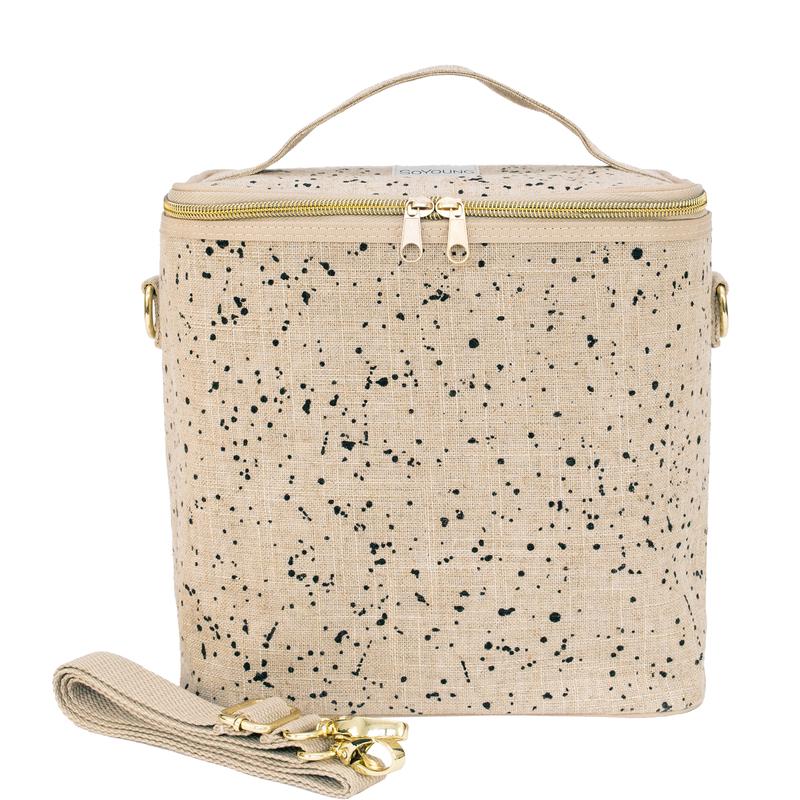 Splatter Linen Lunch Bag