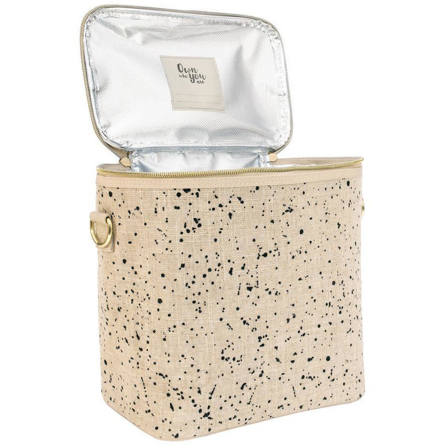Splatter Linen Lunch Bag