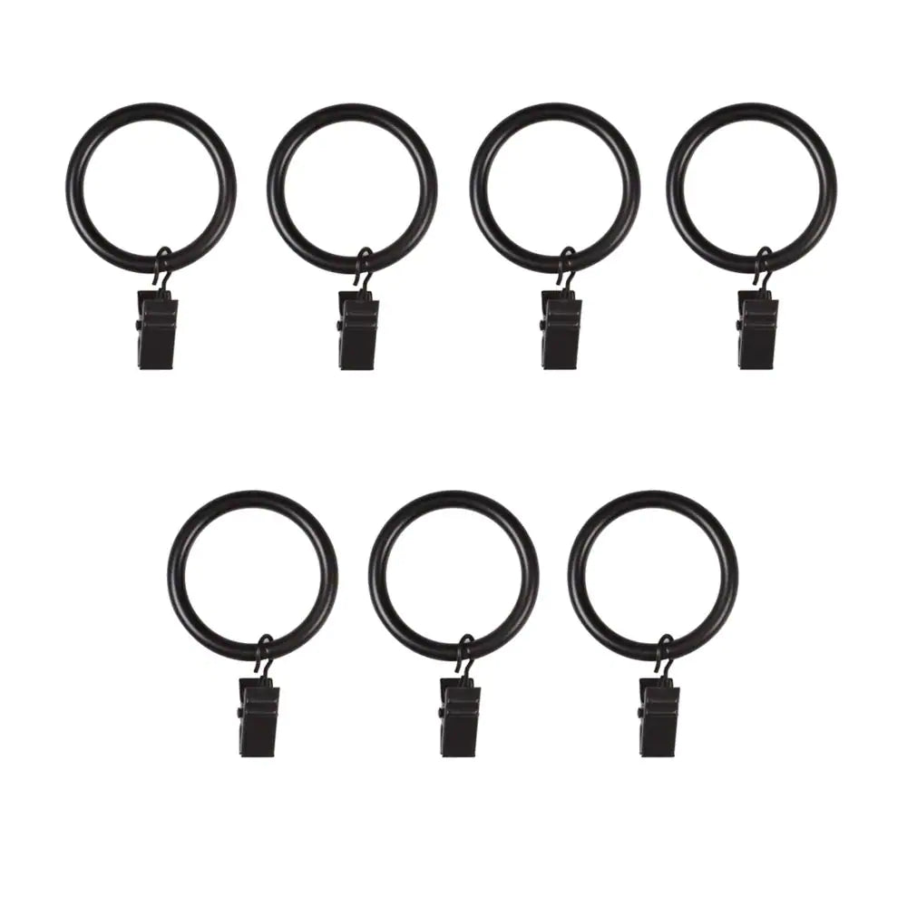 Umbra Large Clip Rings, set of 7, up close.