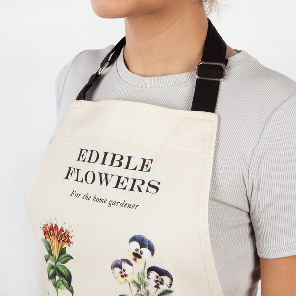 Apron - Edible Flowers neck strap