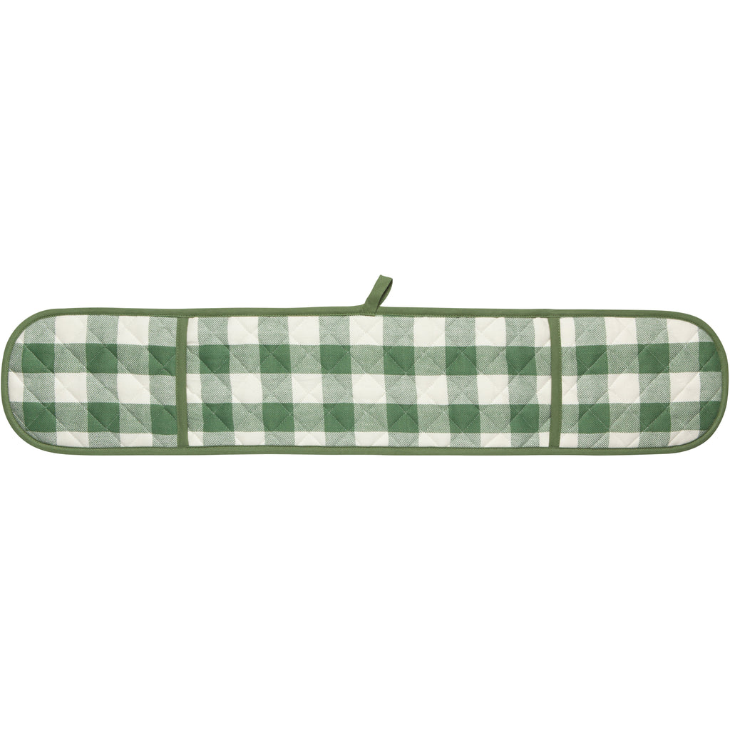 Double Chef Mitt - Elm Green flat lay
