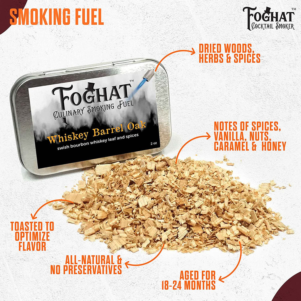 Foghat Cocktail Smoker Charcuterie Kit smoking fuel