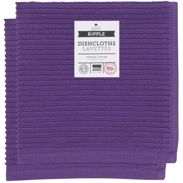 Purple Ripple Dishcloths