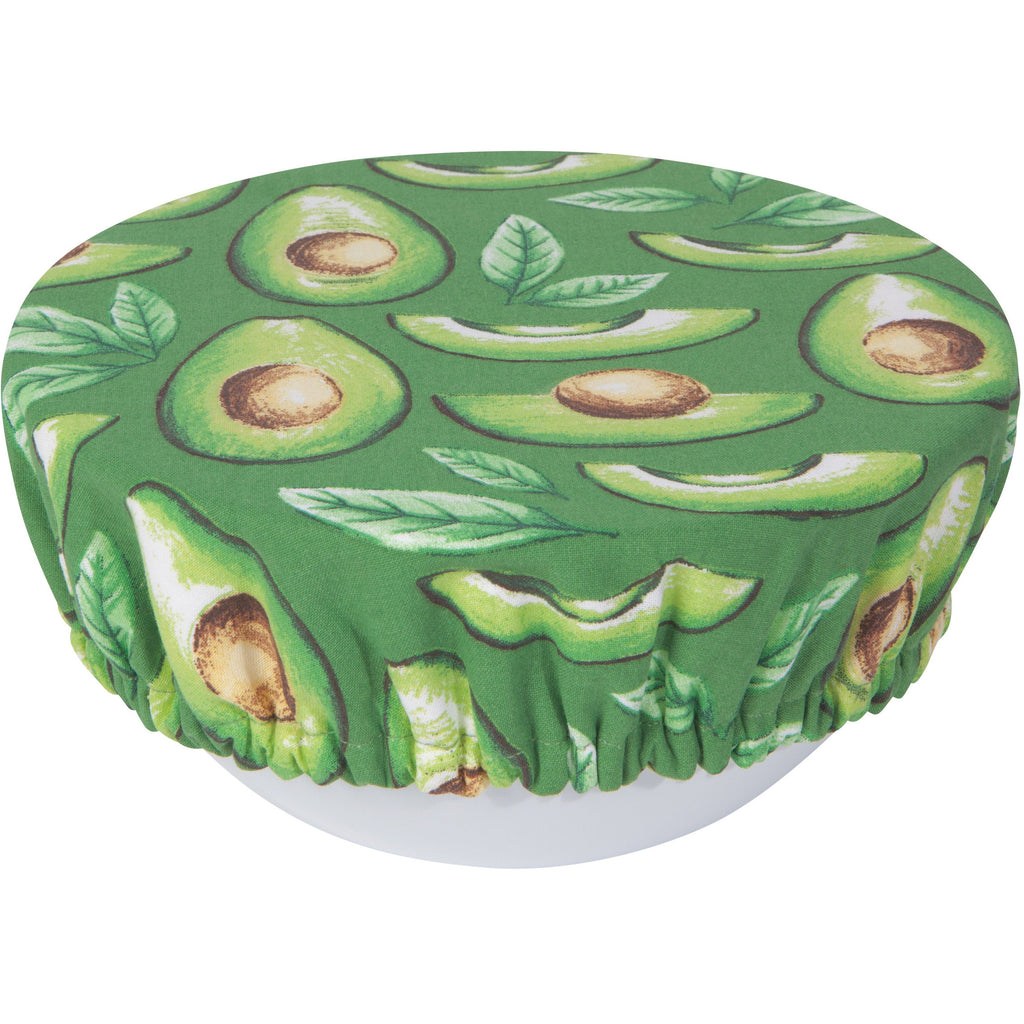 Bowl cover set in avocado