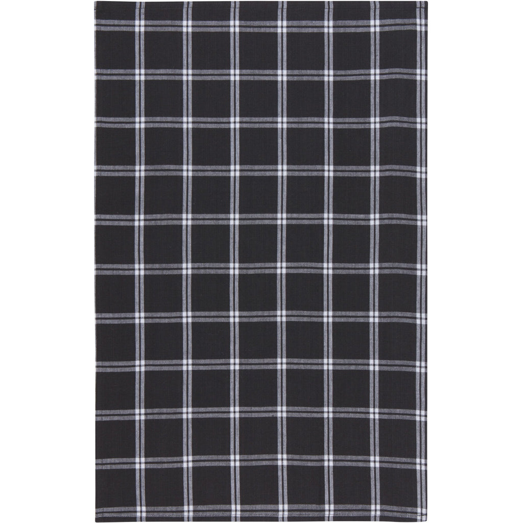 Tic Tac Toe Dishtowel set in Black