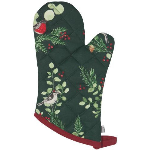 Forest Birds Oven Mitts