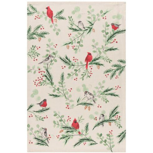 Forest Birds Tea Towel