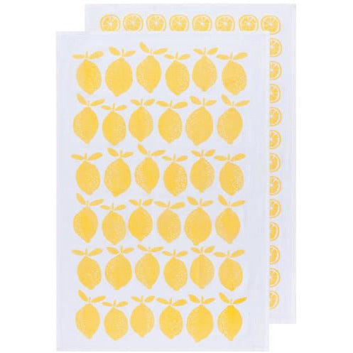 Floursack Tea Towels Lemon
