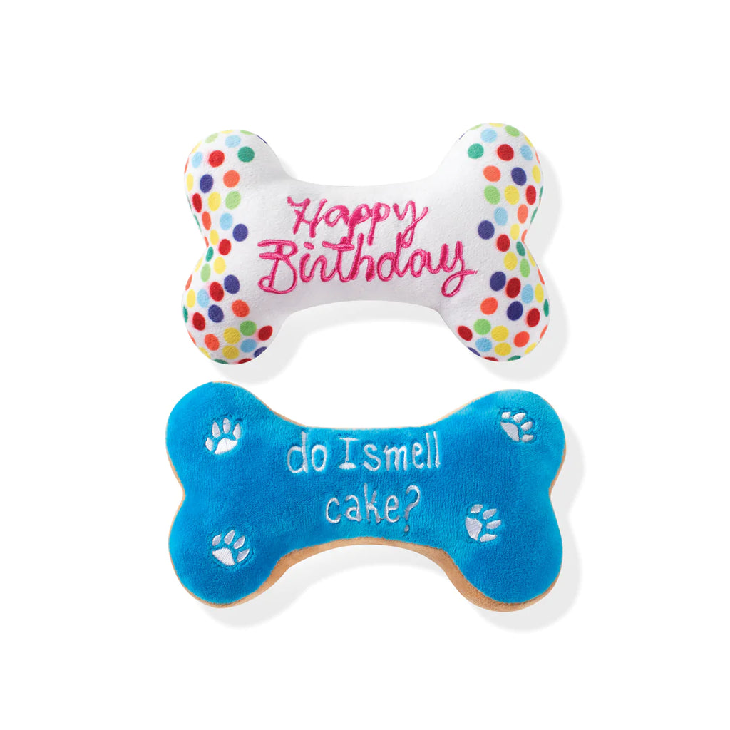 Dog top birthday bone