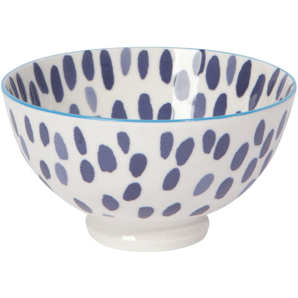 Small Bowl Blue Dots