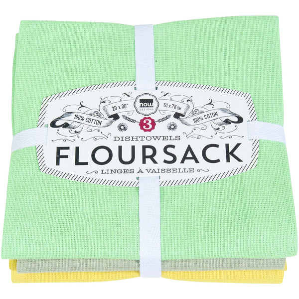 Jade Floursack Tea Towel Set 