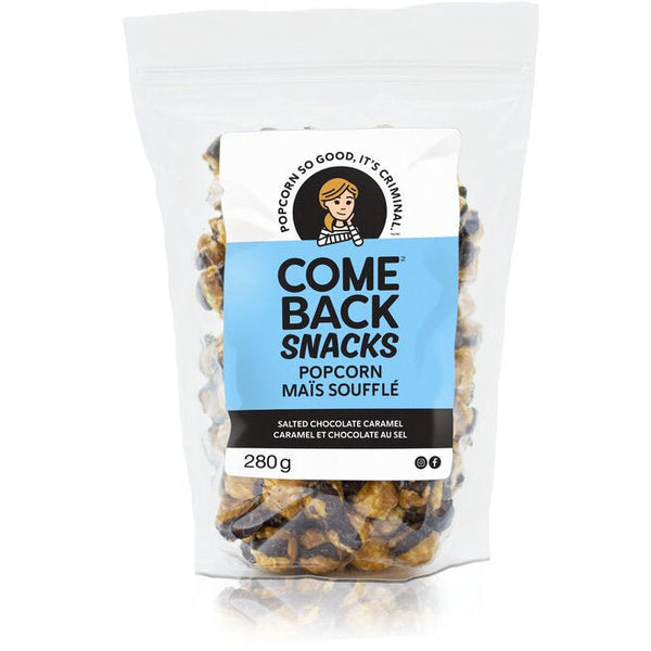 Come Back Snack Salted Chocolate Caramel Popcorn