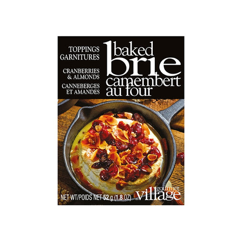 Cranberry and Almond Baked Brie Topping