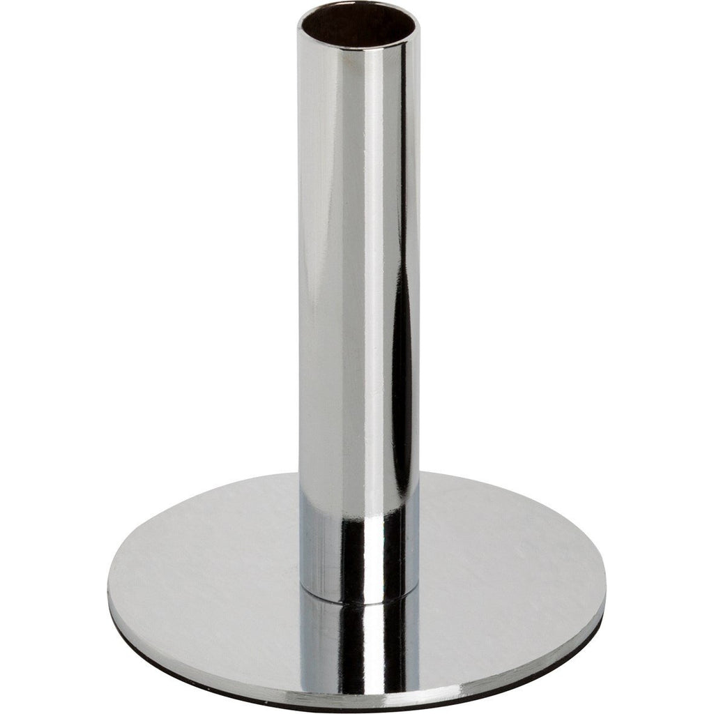 Tall Silver Candle Holder