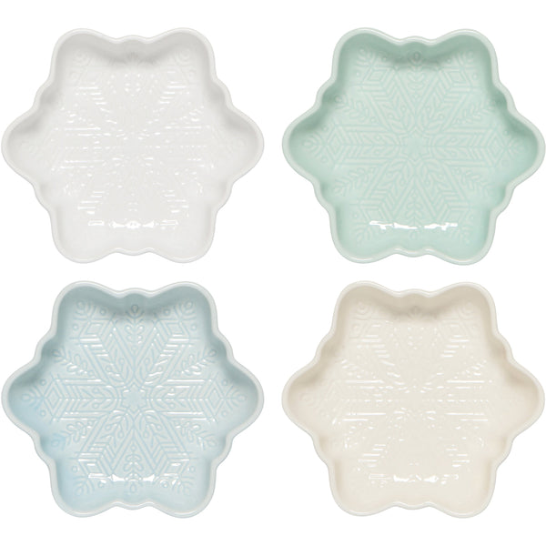 Danica Now Designs Dipping Dish Set, Snowflakes