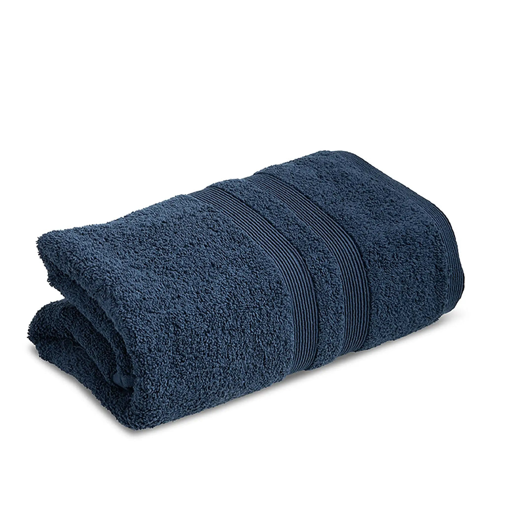Indigo blue bath towels sale