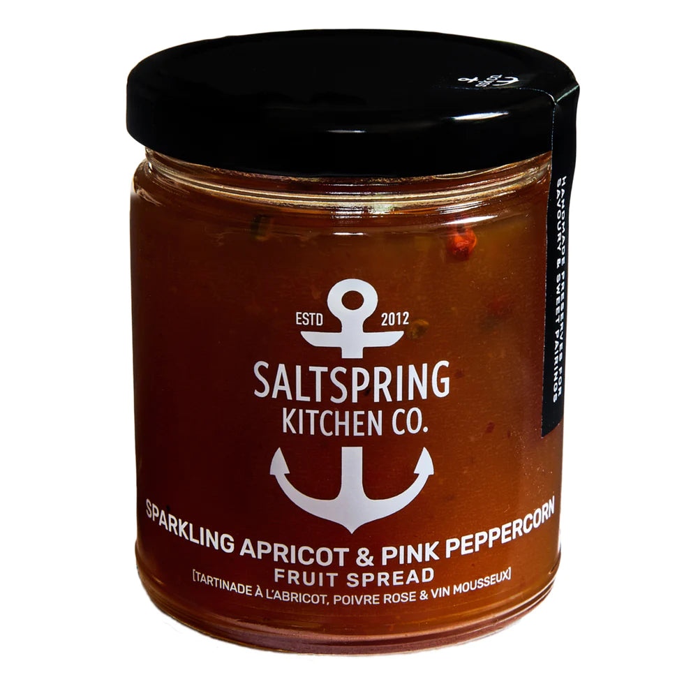 Salt Spring Kitchen Sparkling Apricot and Pink Peppercorn Fruit Spread