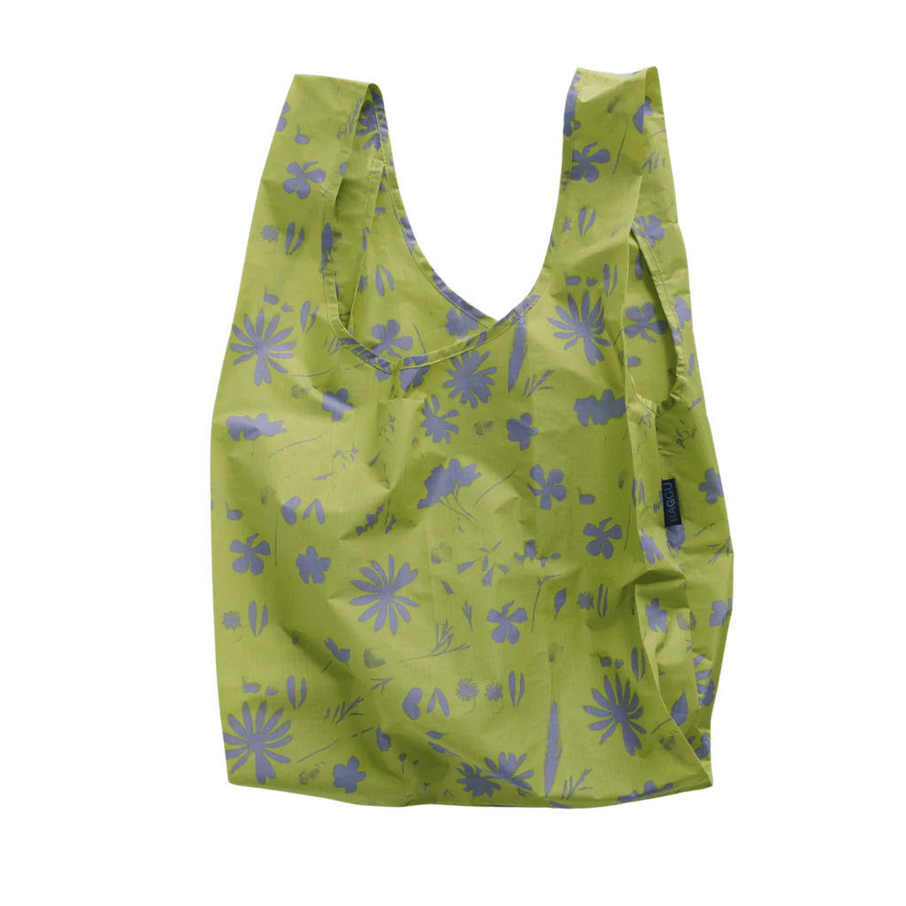 Baggu Floaral Sun Print Citron Bag.