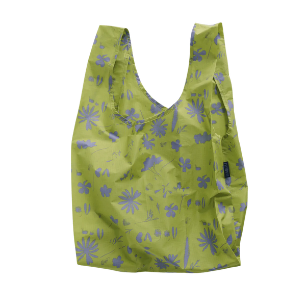 Baggu Floaral Sun Print Citron Bag.