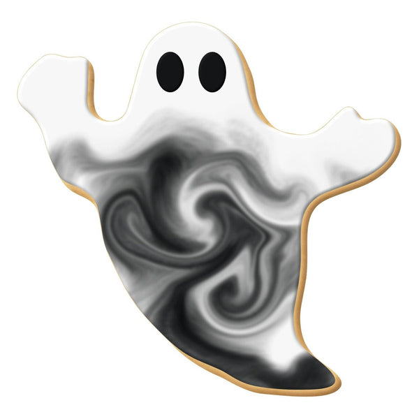 Ghost Cookie Cutter decorated