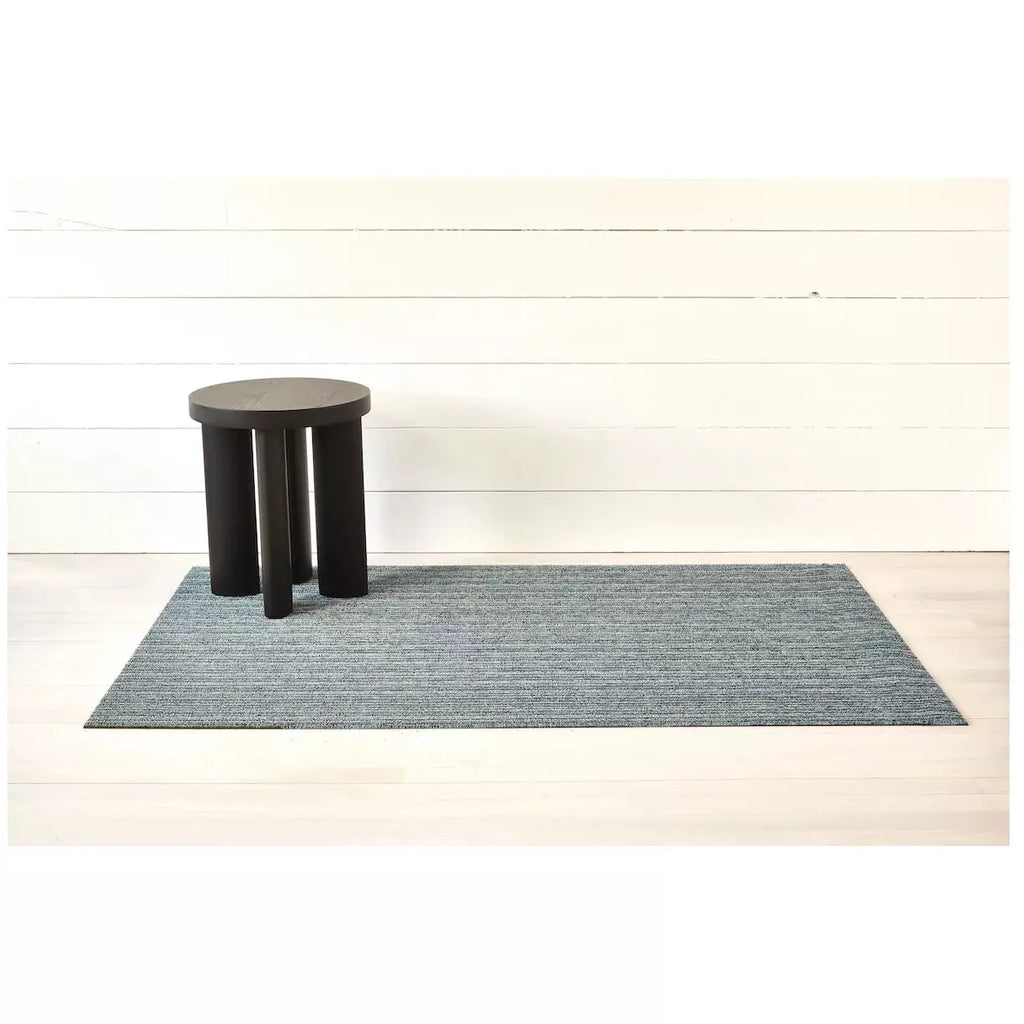 Chilewich Skinny Stripe Rug 24x36 in Forest