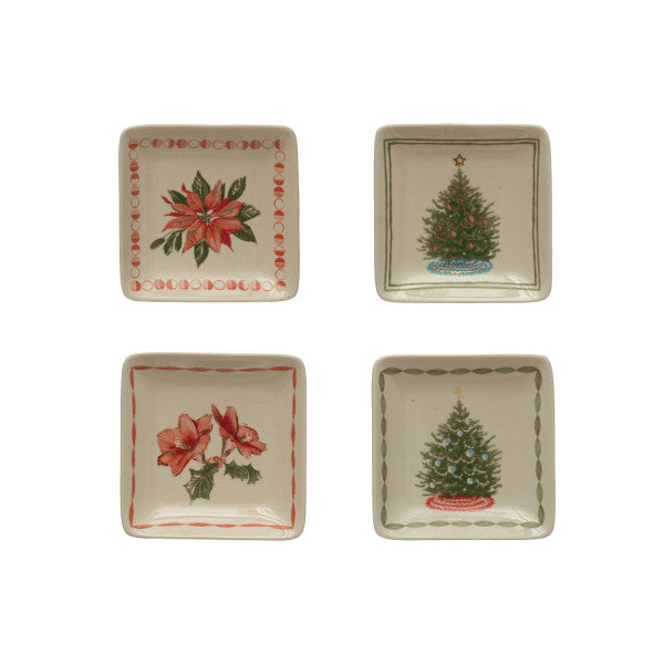 Creative Small Square Holiday Plates