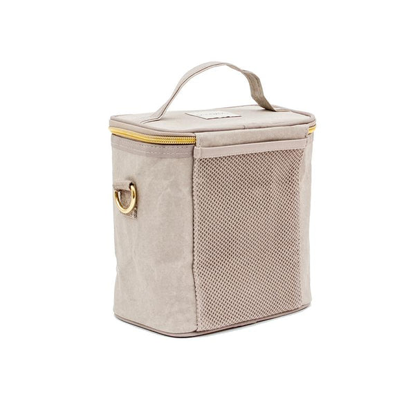 Stone Grey Paper Lunch Bag
