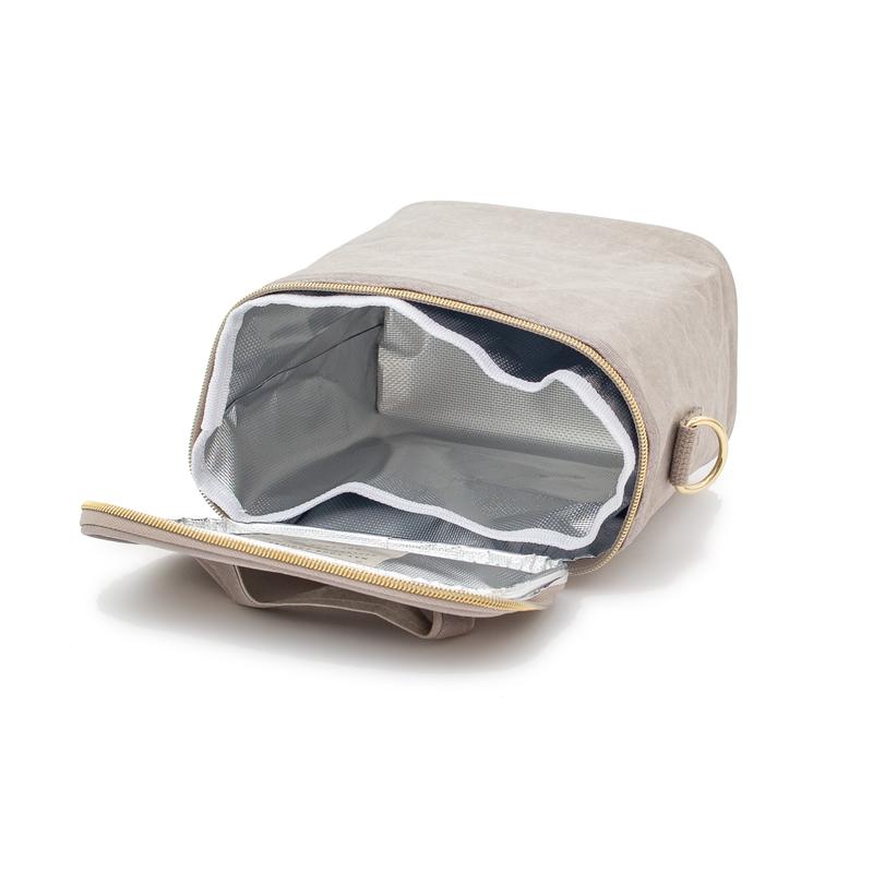 Stone Grey Paper Lunch Bag