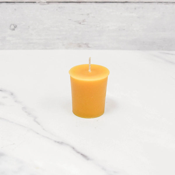 Honey Candles Beeswax Votive in Natural