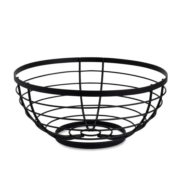 IDesign Austin Wire Fruit Basket, close up.