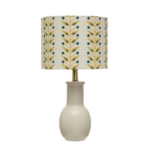 Creative White Lamp with Floral shade
