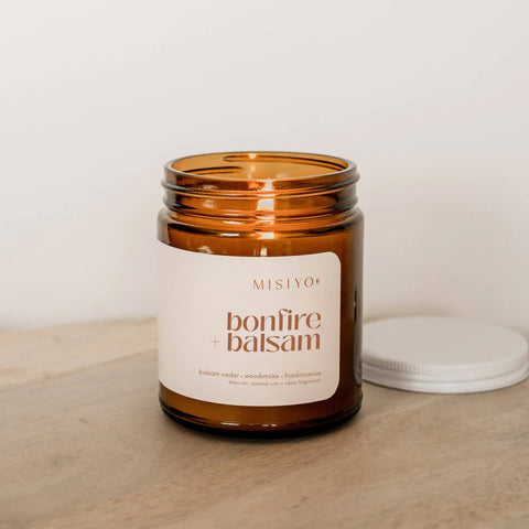 Misiyo Candle - Bonfire + Balsam