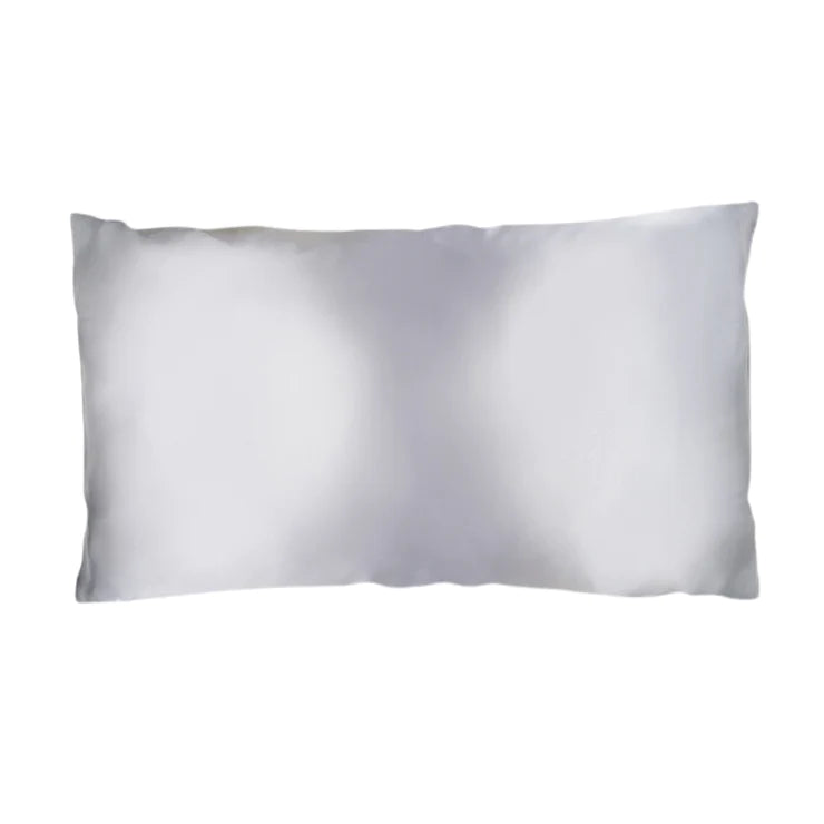 King Organic Silk Pillowcase Light Grey