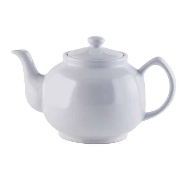 White 10 Cup Teapot