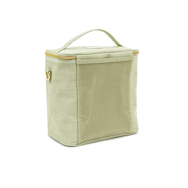 Sage Linen Lunch Bag