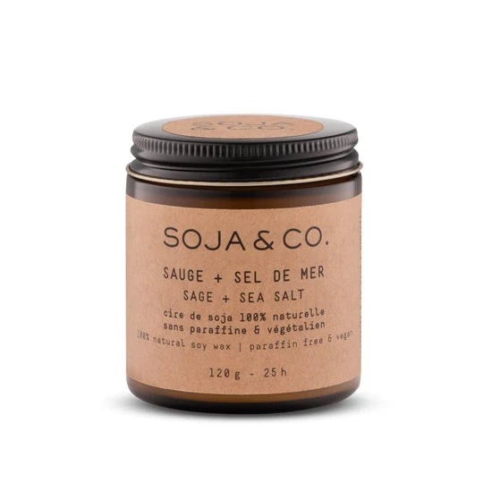 Soja & Co Sage and Sea Salt 4oz Candle