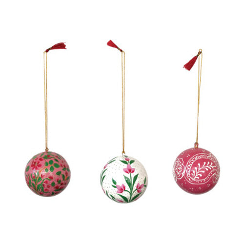 Creative Hand painted paper mache ornament